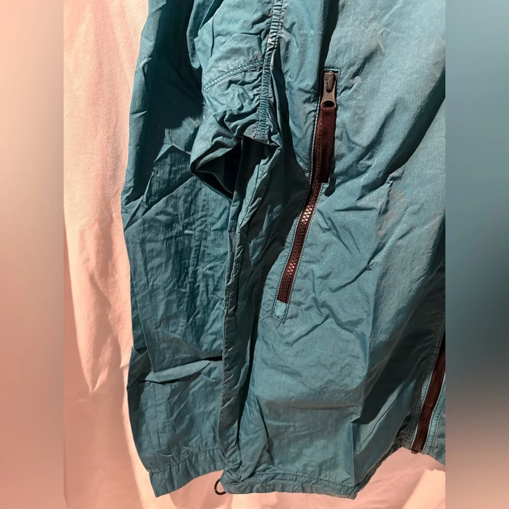 Seoul Projects Teal Hooded Windbreaker Zip Up Jacket Size L NWT - Picture 4 of 8